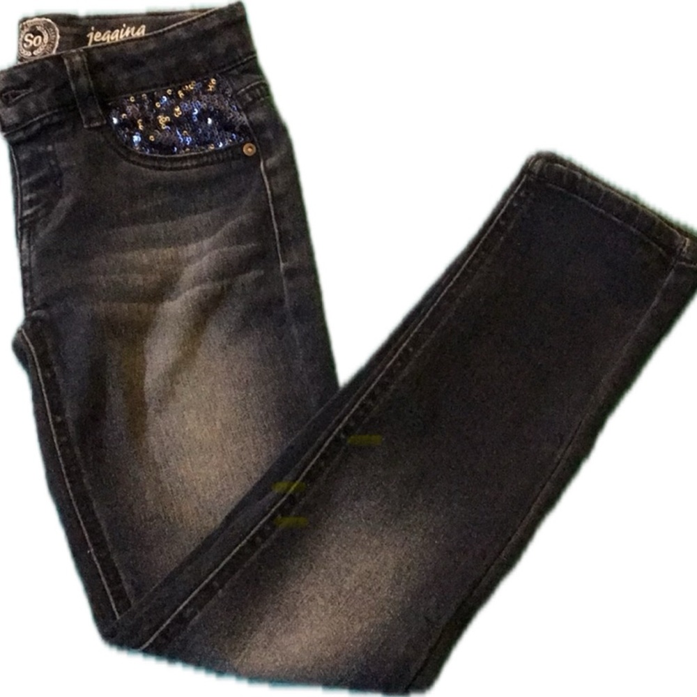 ❗️5 for $25❗️Girls stretchy skinny jeggings